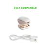 Flawless Legs Charger Cord, Replacement for Finishing Touch Flawless Legs Razor Shaver, Women Electric Trimmer - 5V USB Power Cord (2-Pack, White)