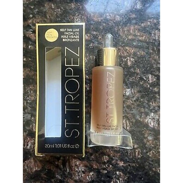 St Tropez Self Tan Luxe Facial Oil. New With Box. Discontinued.