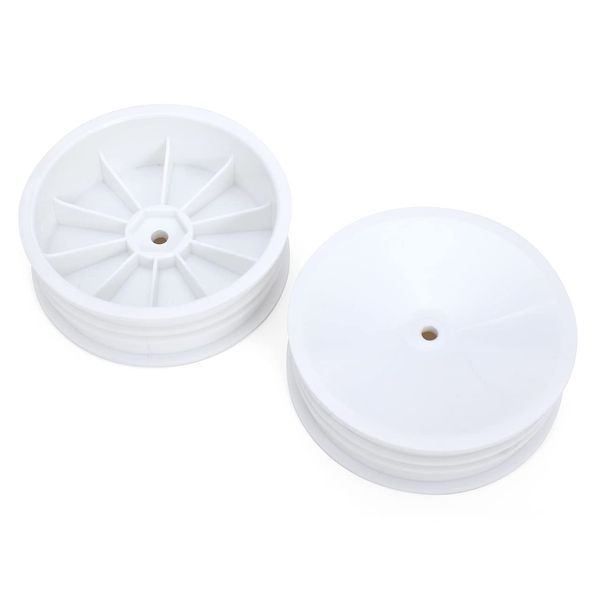 Geforce Front Dish Wheel 2.2 for Carpet Tire (White) GOP121