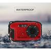 2.7" LCD 16MP Digital Underwater 10m Waterproof Camera 8X Zoom Rechargeable
