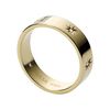 Fossil Ring for Men Sutton, Width: 3.6mm Gold Stainless Steel Ring, JF03874710