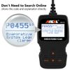 Check Engine Fault Shut Off Light Code Reader Automotive Scanner OBD2 Scan Tool 