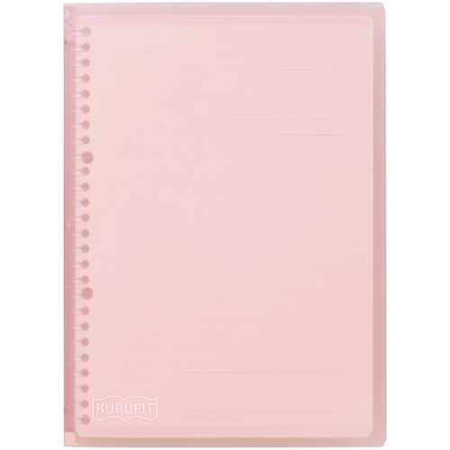 Maruman F020-38 Kurufit Loose Leaf Binder, B5, 26 Holes, Light Pink