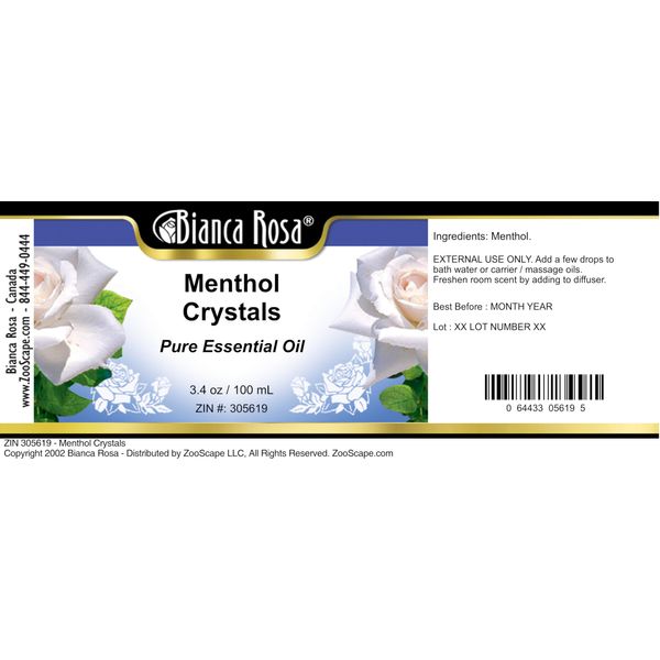 Menthol Crystals (3.40 oz, ZIN: 305619) - 3 Pack