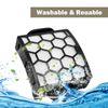 2 Pack Filters, 4 Pack Foam & Felt Filter Kit Replacement for Shark UV850 LA300