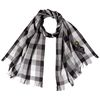 Noah Family Women's Stole, Check, Black