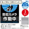 SASAGAWA Caution Sticker Security Camera In Operation 24-543