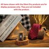 Silent Dry Cube Dehumidifier Stone 2pk PP Casing Renewable Humidity Indicator