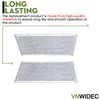2-Pack Microwave Vent Filter Replacement for General Electric JVM7195DK2CC JVM7195DK2WW JVM7195DK3BB