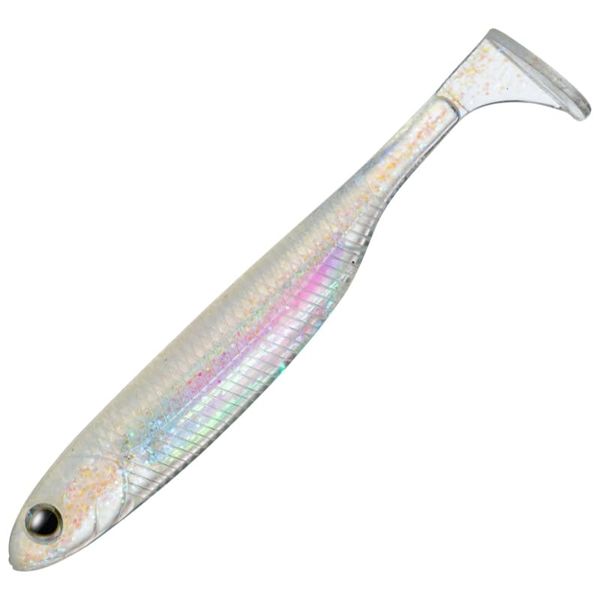 Fish Arrow Flash J Shad 4" Plus SW #142 Crystal Glitter / Aurora