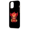 iPhone 14 Plus Cute Devil With Fire I Kids Devil Case