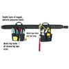 CLC Custom Leathercraft 5609 3 Piece Electrical Combo Tool Belt, 20 Pocket, Black, 29-46 inches