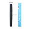 MiDubi Travel Toothbrush Case Plastic Toothbrush Holder Container Breathable Design with Air Hole Tube Cup Box for Home Daily Business Travel Camping School (Black)