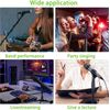 3 Pack Universal Microphone Holder, Adjustable Microphone Clip Flexible Mic Clip with Copper Screws for Wired Wireless Mic