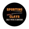 Sporting Clays - Golf with a Shotgun - Sound Target Shooting PopSockets with Interchangeable PopGrip
