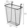 iDesign Metal Over-the-Cabinet Basket for Kitchen Storage - Matte Black