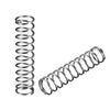 sourcing map Wire Diameter 0.05", OD 0.47", Free Length 2" Spring Steel Coil Extended Compressed Spring 10pcs