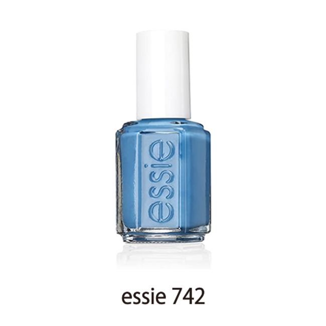 Essie Nail Color 742 13.5ml essie Coat Azure Nail Manicure Nail Color Self Nail Nail Lacquer Nail Polish Nail Goods Blue New