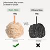 Fishent Loofah 3 Pack Bath Sponge Body Scrubber, 60g Soft Mesh Pouf Shower Puffs, Shower Loofahs Body Wash for Women and Men