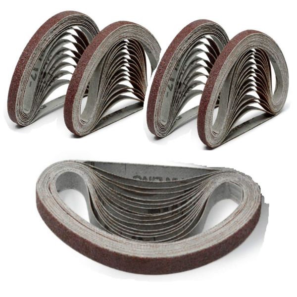 S.fields.inc Sanding Belt, Belt Sander, 50 Pieces, Replacement Belt, Endless Belt, Replacement Belt (#40)