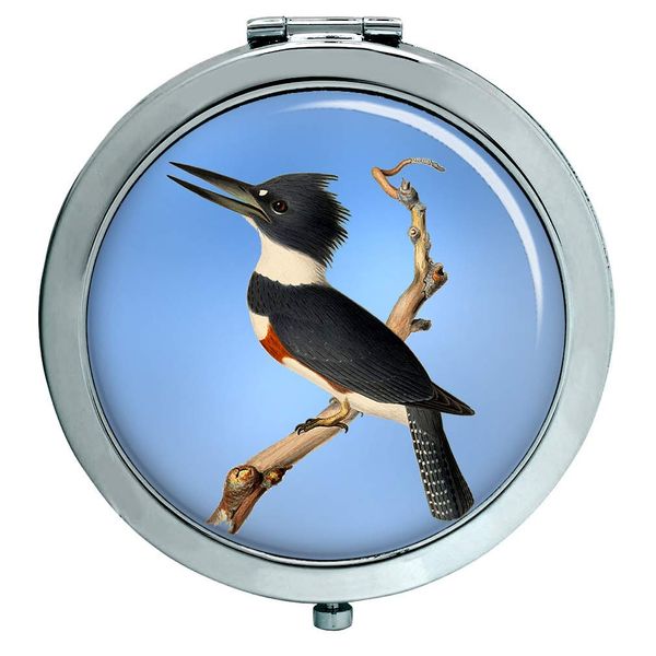 Belted Kingfisher Compact Mirror
