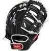 Rawlings | SHUT OUT Fastpitch Softball First Base Mitt | Right Hand Throw | 12" - Single Post Double Bar Web | Black
