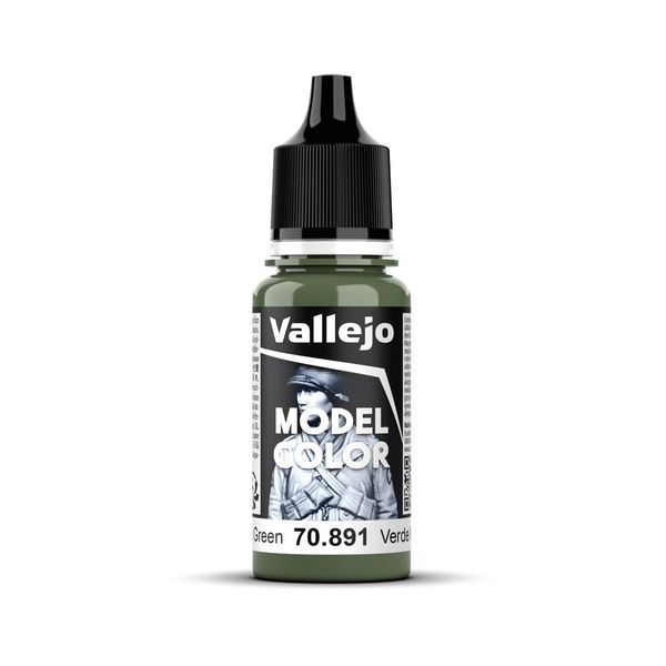 Vallejo VJ70891 Model Color 17 ml Acrylic Paint - Intermediate Green