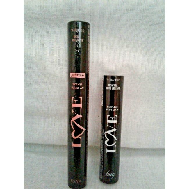 New Avon Love at First Lash Mascara Duo (Blackest Black)