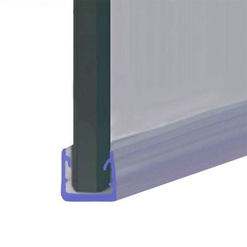 Shower Seal for Screens, Doors or Panels | Fits 8mm Glass | U Shaped Seal to Cap The Edge of The Glass | 80cm, 90cm, 140cm or 2m Long | SEAL025 (25mm Sample)