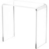 Plymor Clear Acrylic Vertical Rectangular Display Riser, 4" H x 4" W x 2" D (1/8" thick) (6 Pack)