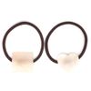 Aceti Hair Elastic Square, Heart (White)