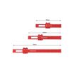 3 Precision Pocket Rulers Adjustable Sliding Ruler Scribing Woodworking Marking