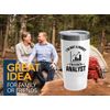 Data Analyst White Edition Viking Tumbler 20oz - i'm not a robot - Computer Science Tech Web Developer IT Database Programming Coding Software