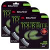 Solinco Tour Bite Diamond Rough Tennis String Set-16L-Silver