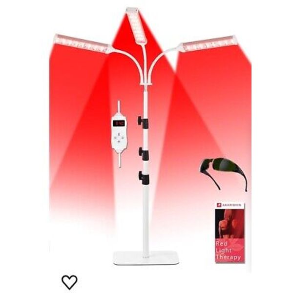 Akarishin Red Light Therapy Lamp-660nm Red Light,850nm & 940nm Infrared Light