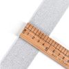 Suncoolla 5M Gold Silver Glitter Elastic Band (Silver, 40mm)