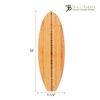 Totally Bamboo surfboard cutting board, 23x7.5 Inches