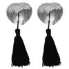 nippurutasseru Sequin Heart Silver