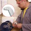Utoolmart 118 Degree Drill Bits Gauge, Twist Drill Angle Gauge Grinding Angle Drill Protractor, Stainless Steel Angle Drill Sharping Tools