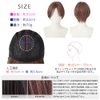 Brightlele tf1754-UK Wig, Short Bob, Full Wig, Women's, Black Hair, Men's Wear