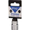 Brilliant Tools BT020942 1/4 Inch Socket Spanner, 25 mm, 14 mm Insert