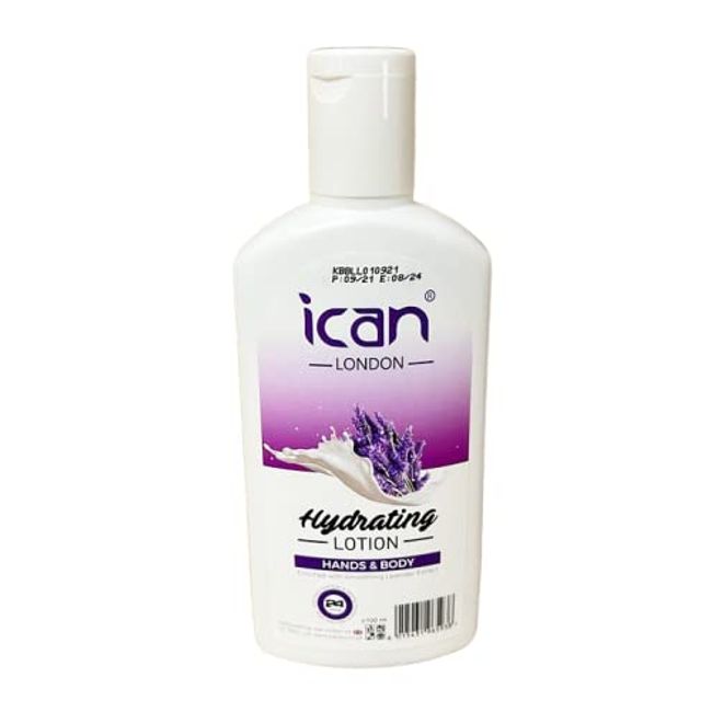 Ican London Hydrating Hand & Body Lotion 100ml (Lavender)