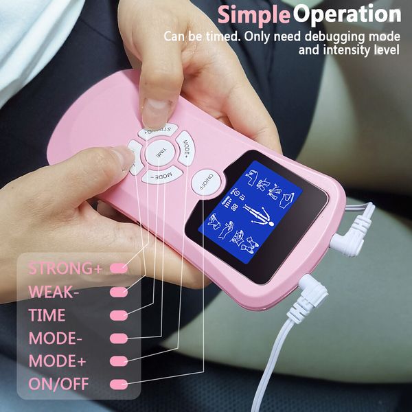 Powerful TENS EMS Unit Muscle Stimulator Machine Device 2 Channel Pain Relief