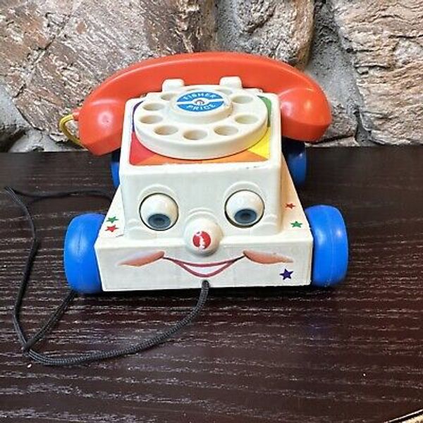 Fisher-Price Classic Chatter Pull Along Toy Phone 2009