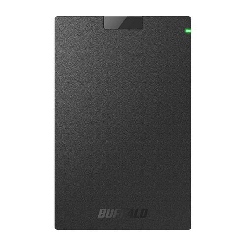 BUFFALO USB 3.2 (Gen1) Portable Hard Drive with Type-C Cable 1TB Black HD-PGAC1U3-BA