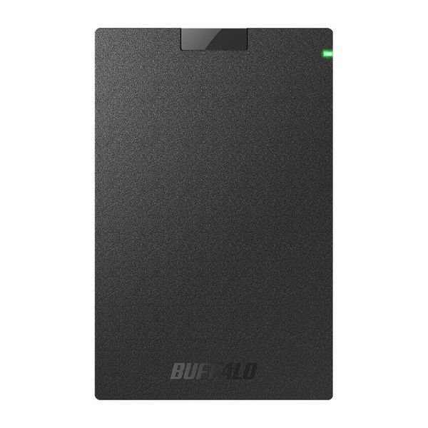 BUFFALO USB 3.2 (Gen1) Portable Hard Drive with Type-C Cable 1TB Black HD-PGAC1U3-BA