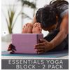 Yoga Blocks High Density Set of 2 Purple