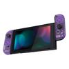 eXtremeRate Clear Atomic Purple Joy con Handheld Controller Housing with Full Set Buttons, DIY Replacement Shell Case for Nintendo Switch Joycon & Switch OLED Joy con - Console Shell NOT Included