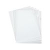 50 Pack 100 Micron Heavy Duty A4 Clear Plastic Open Top & Side File Folder Project Presentation Covers