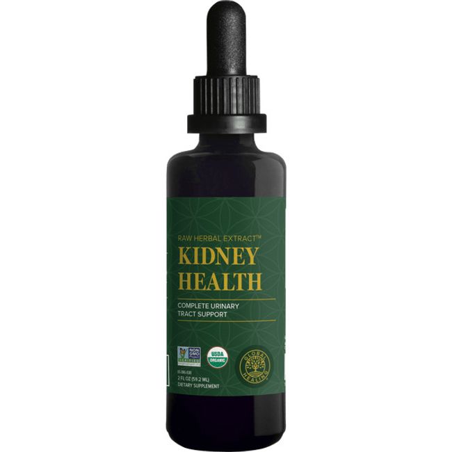 Global Healing Kidney Health - Organic Kidney Cleanse & Detox - Non-GMO 2 Fl Oz